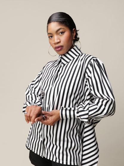 “Ni Ojo” Open Back Shirt